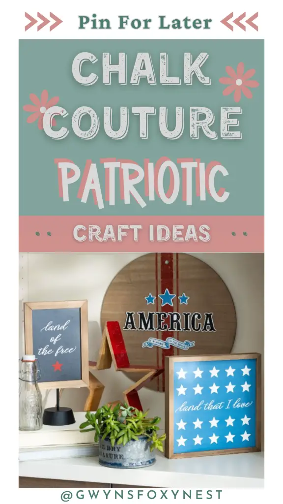 Chalk-Couture-Patriotic-Wood-cutouts-Land-of-The-Free-C23302316 DIY Craft Kit for 4th of July