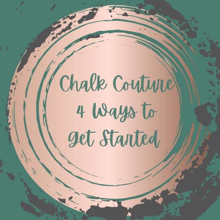 Four Ways To Get Started With Chalk Couture