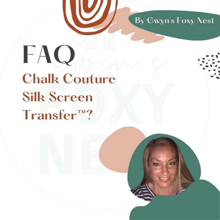Chalk Couture Silk-Screen Transfer™ FAQ