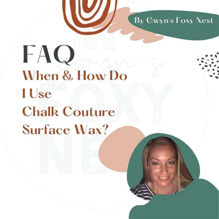When & How Do I Use Surface Wax Chalk Couture Wax?