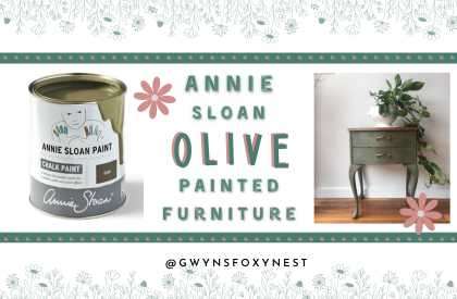 Annie Sloan Olive Painted Furniture Ideas For Painting Vintage Furniture