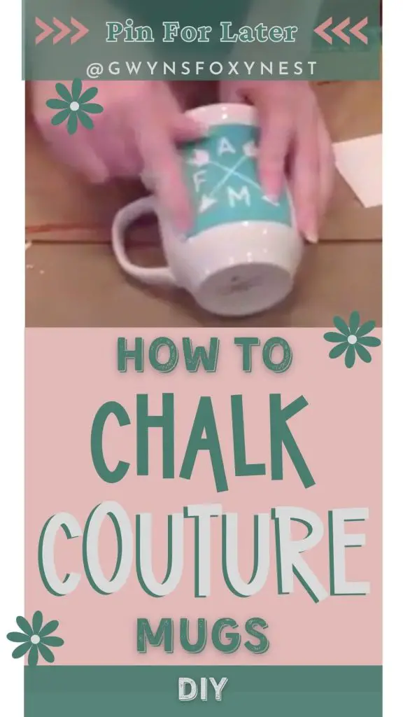How to use Chalk Couture ink on mugs.