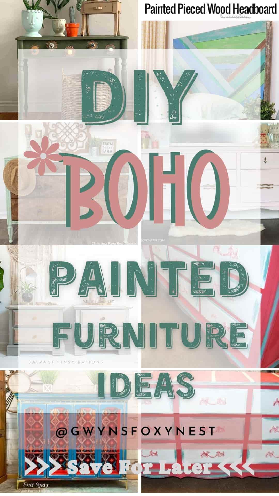 7 DIY Boho Painted Furniture Ideas 2025