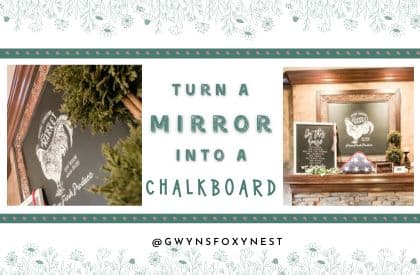 Transform Your Mirror Into A Chalkboard Without Paint: A Step-by-Step Guide