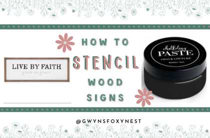 Stencil Wood Signs with Christian Scripture Stencils – A Step-by-Step Guide