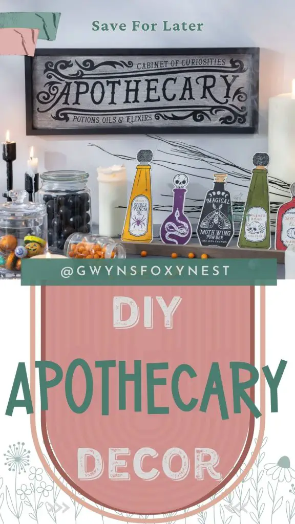 Apothecary Bottle Stencils For Halloween Decorations and Apothecary Bottle wood cutouts.