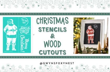 Christmas Stencils And Wood Cutouts For Crafts