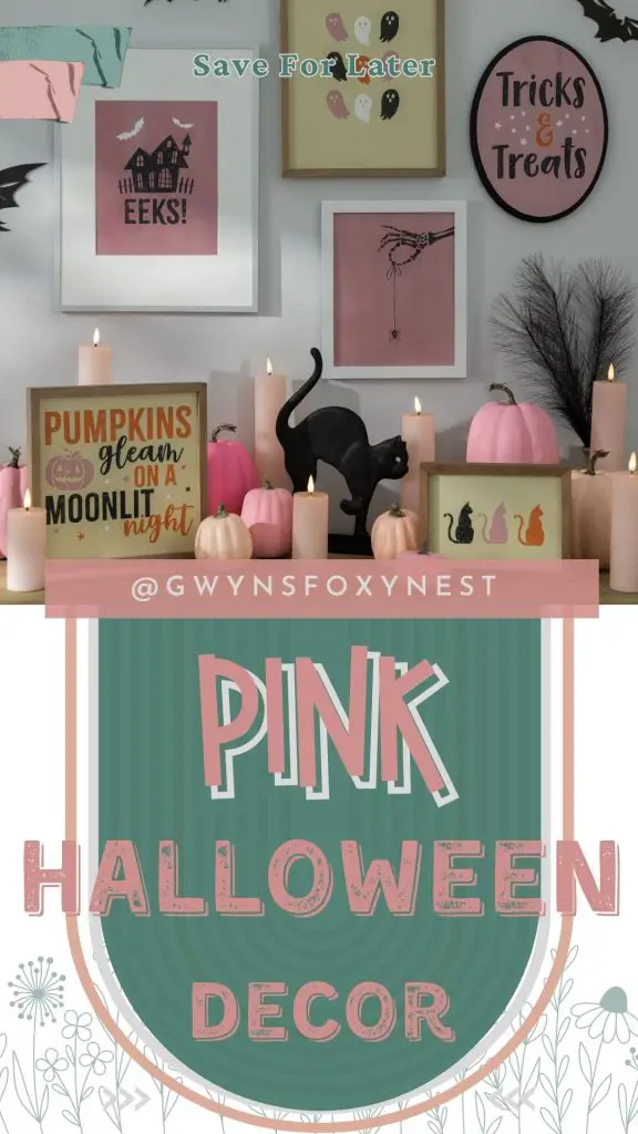 DIY Pink Halloween Decoration Ideas