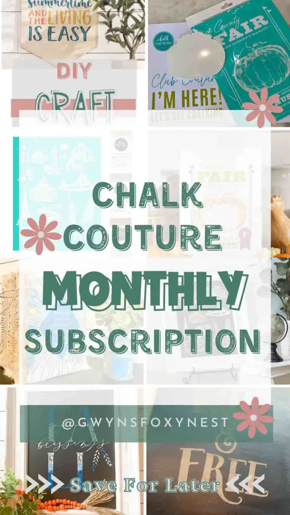 Chalk Couture Monthly Subscription Craft Boxes For Adults
