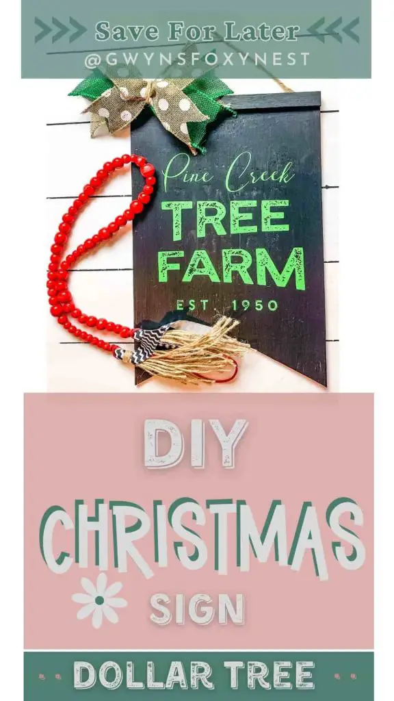 Dollar Tree DIY Christmas Signs