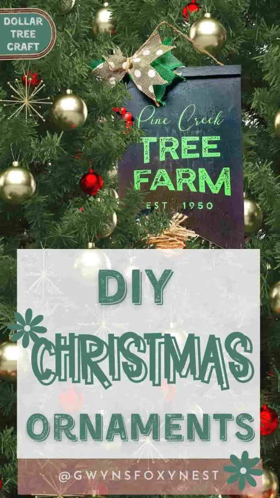 Dollar Tree DIY Oversized Christmas Ornaments