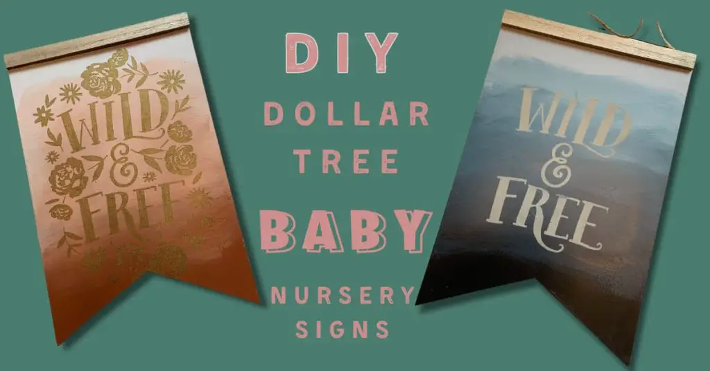 Dollar Tree DIY baby nursery ideas for twins