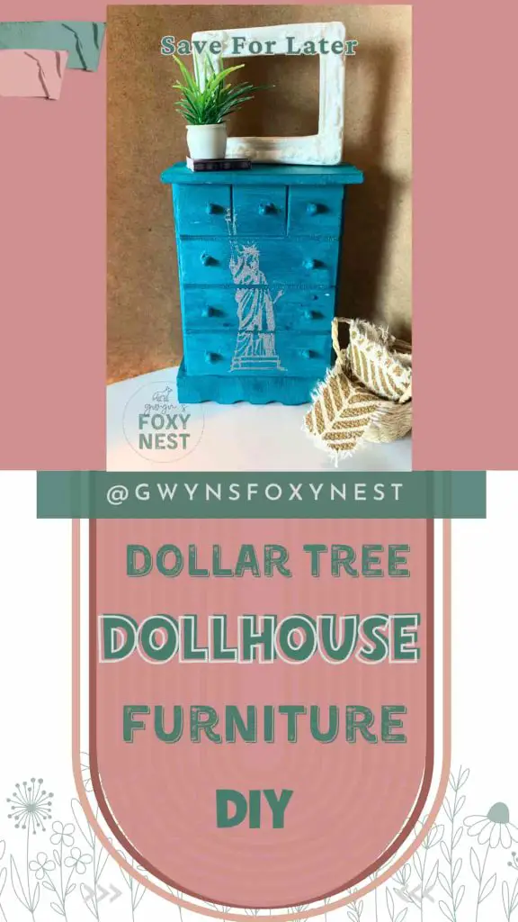 Dollar Tree Dollhouse furniture DIY