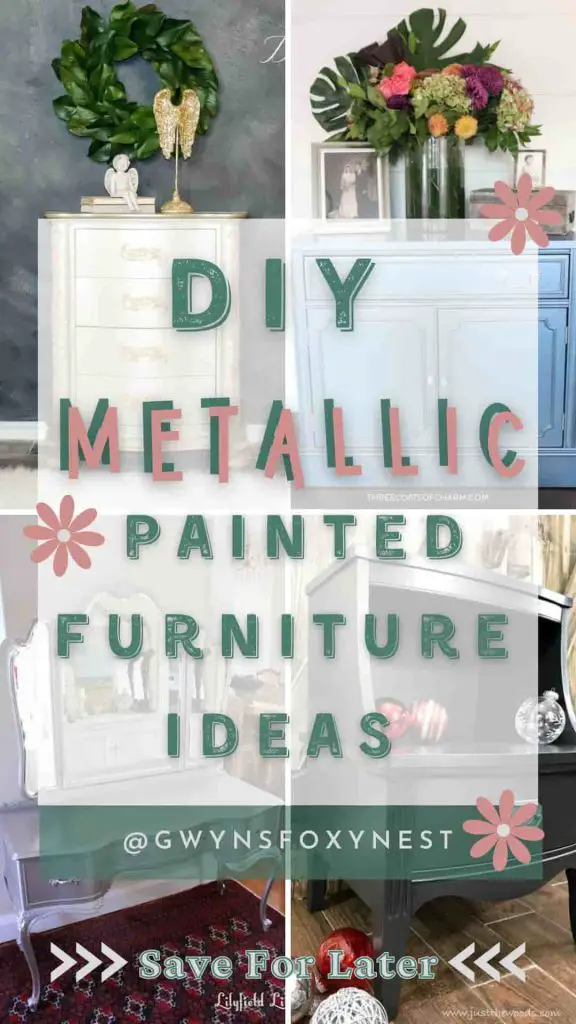 Metallic painted furniture Ideas