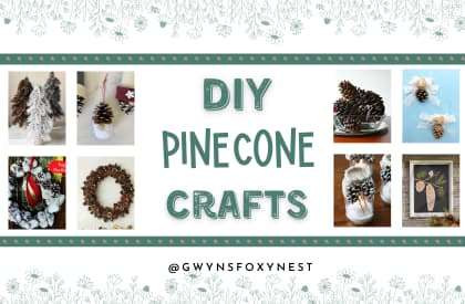 23 Easy Pine Cone Christmas Crafts
