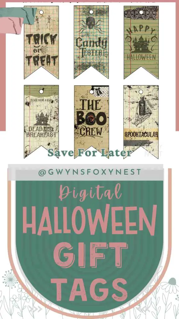 Free Halloween Gift Tags Printable for adults