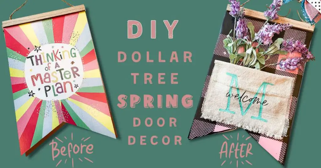 DIY floral welcome sign for front porch.
