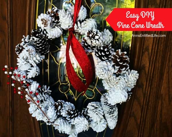 easy DIY pinecone wreath by annsentitledlife