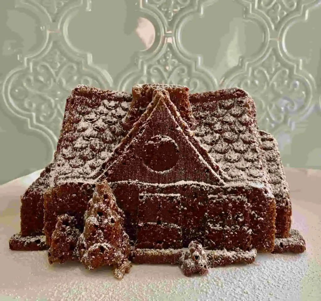 gluten free christmas gingerbread house