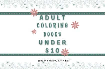 Best Adult Coloring Books Under $10