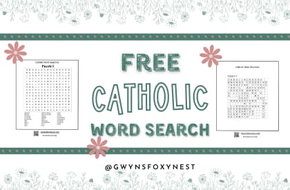 Unlocking the Joy of Faith: Free Printable Catholic Word Search for Adults