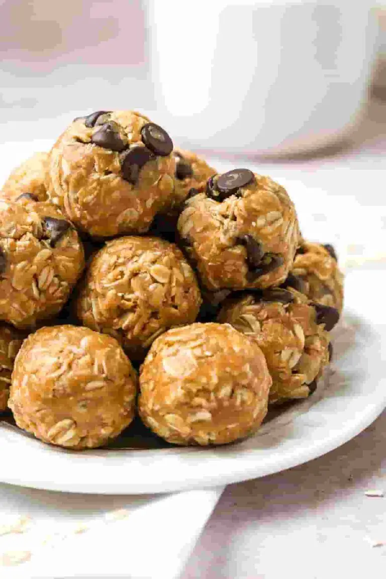 3-Ingredient Peanut Butter Oatmeal Balls