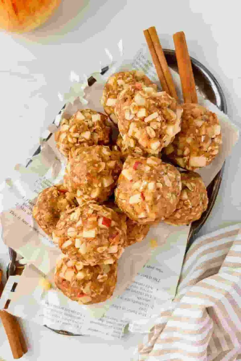 Apple and Peanut Butter Snack Balls