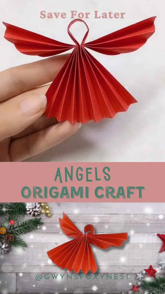 Click now to learn how to make paper angels christmas crafts for an easy Christmas craft decorations. 