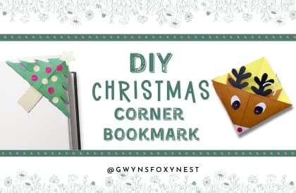 origami corner bookmark video tutorial