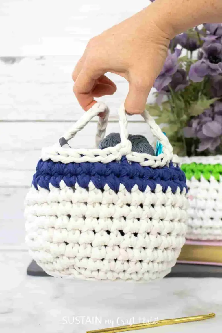 DIY yarn basket
