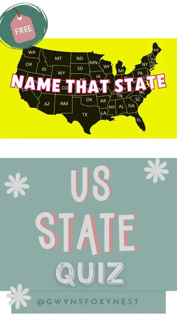 US States Map Quiz