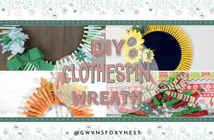 Celebrate Every Season: Diy Clothespin Wreath Ideas