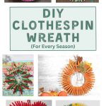 Clothespin Wreaths Ideas