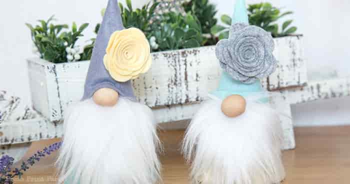 DIY No-Sew Gnome Craft for Spring
