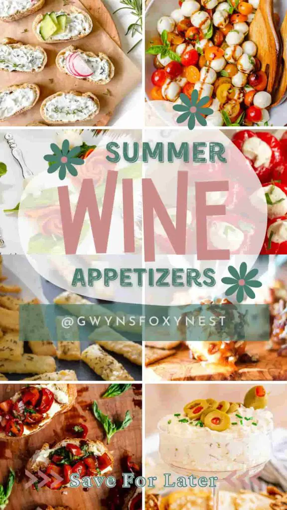 Summer Wine Party Appetizers