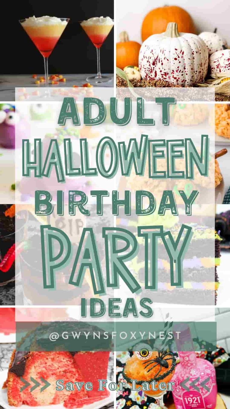 Adults Halloween Birthday Party Ideas