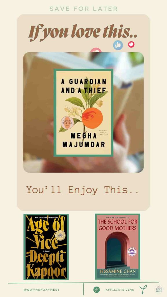 if you love A Guardian and a Thief by Megha Majumdar you'll enjoy with 3 book covers