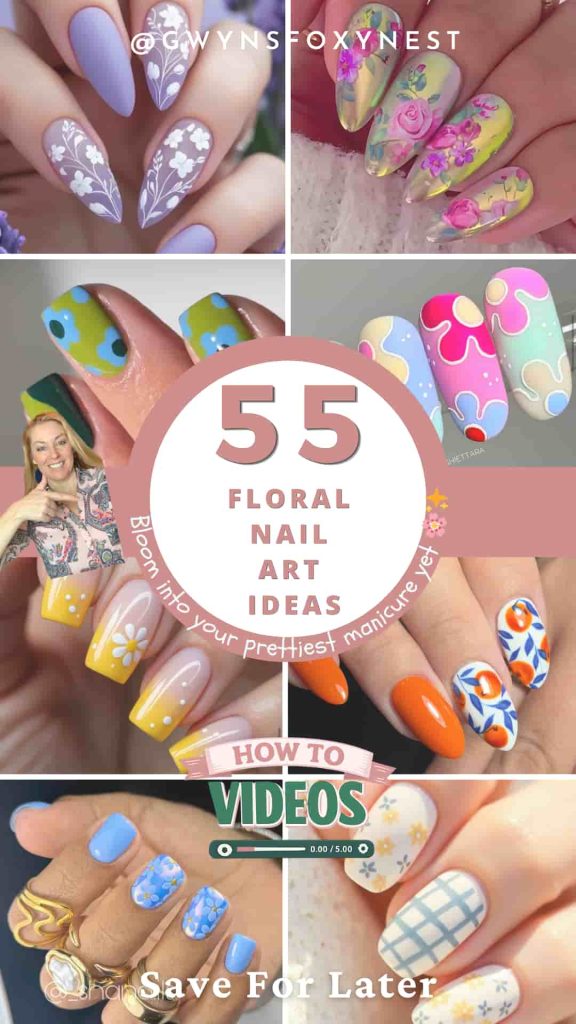Cute Floral Nail Art Ideas