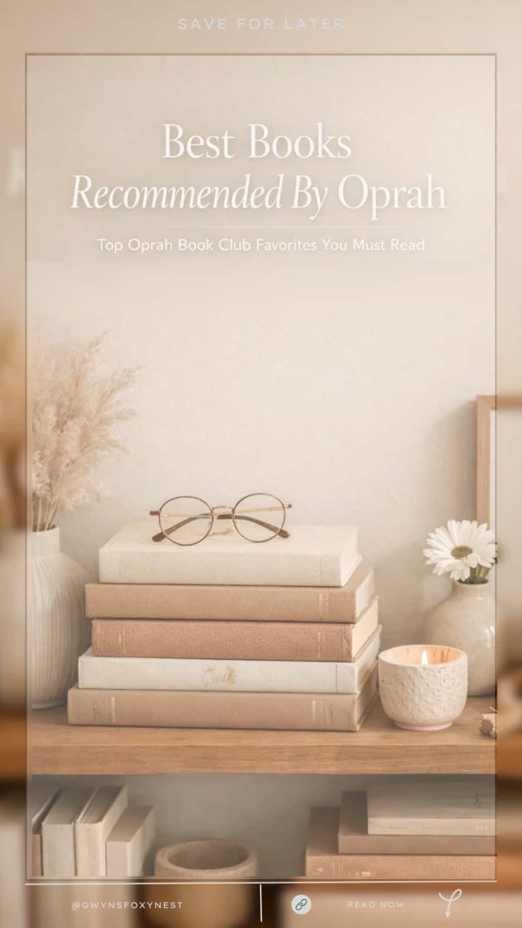 bookshelf with neutral books, glasses and accessories