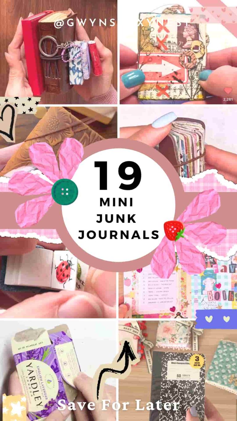 Mini Junk Journal/book Examples 19 Mini Junk Journals: Creative Ideas, Inspiration, and DIY Techniques ...