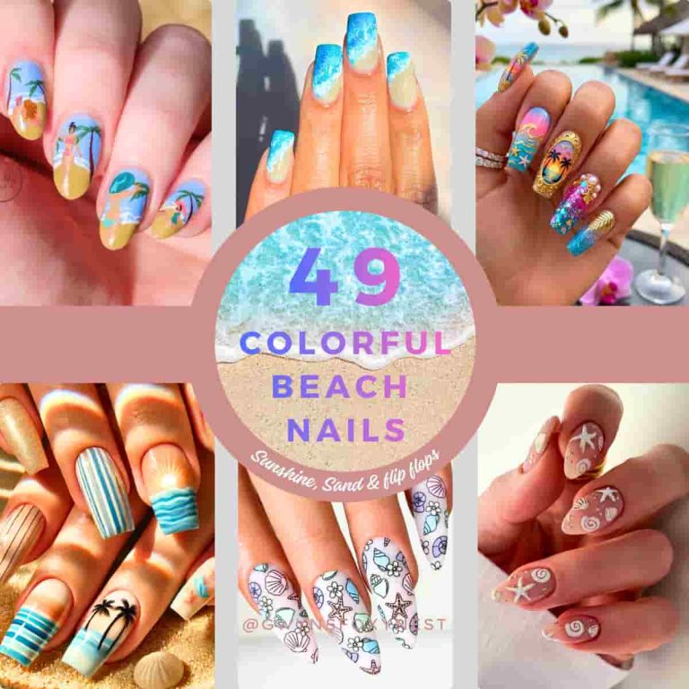 Beach Vacay Nails