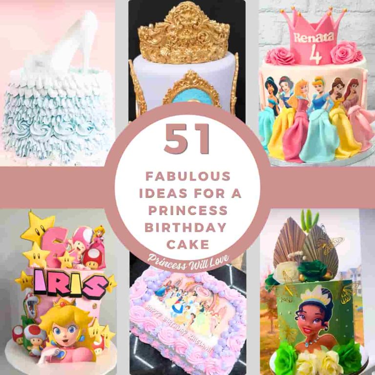 51 Fabulous Ideas For A Princess Birthday Cake
