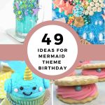 Mermaid Theme Birthday Party food and decor