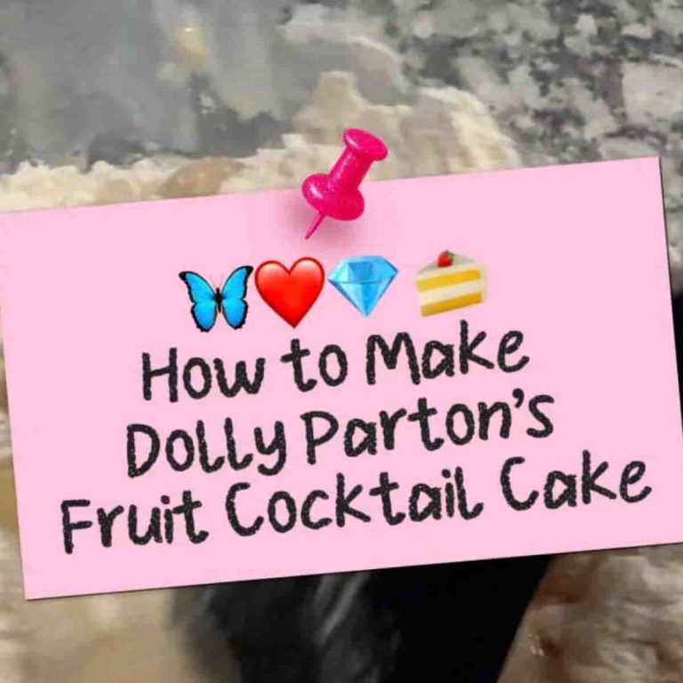 3-ingredient cake with fruit cocktail