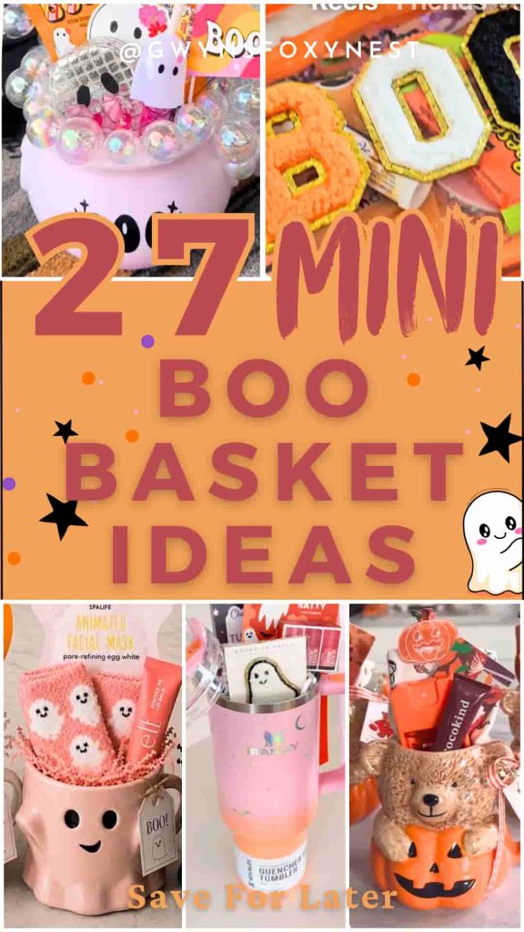 Mini Boo Basket Ideas