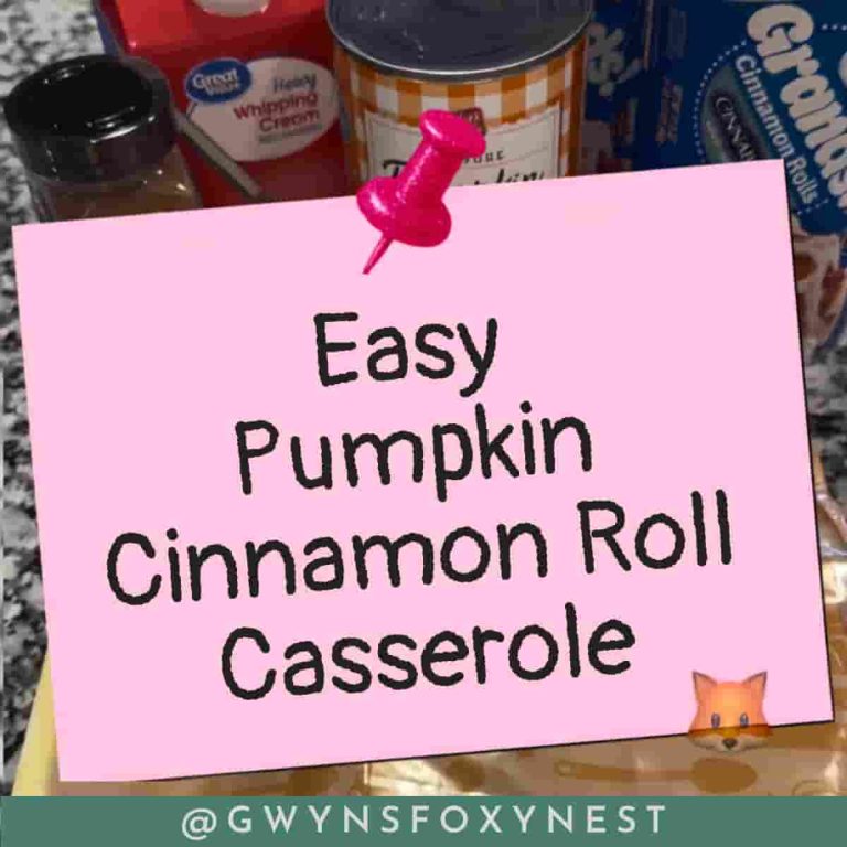 Easy Pumpkin Cinnamon Roll Casserole (Dump-and-Bake!)