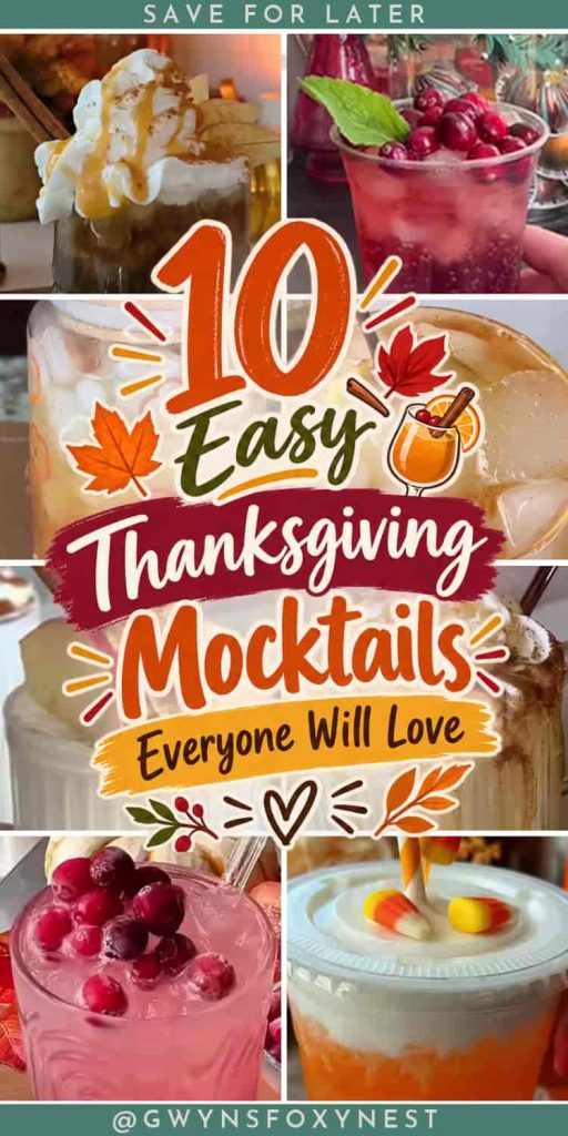10 Easy Thanksgiving Mocktails