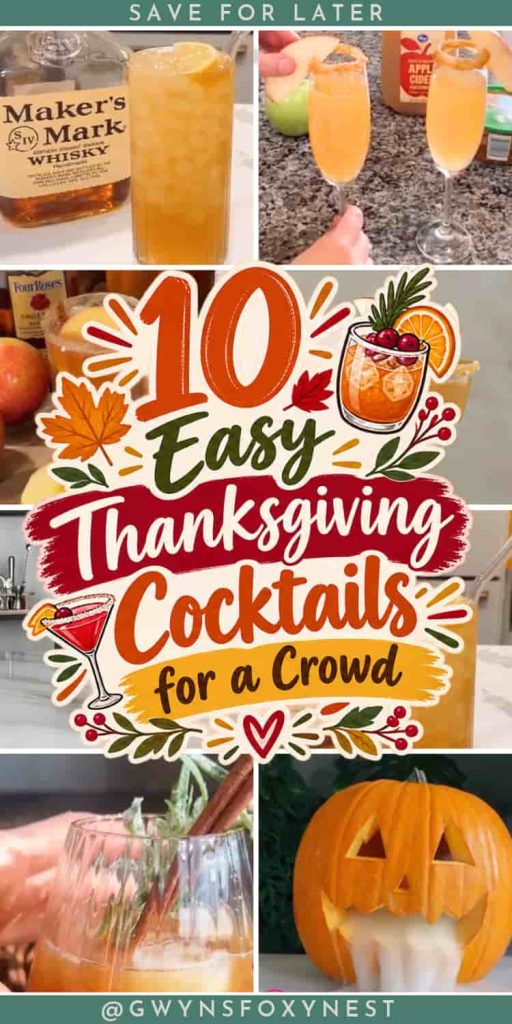 Easy Thanksgiving Cocktails for a Crowd