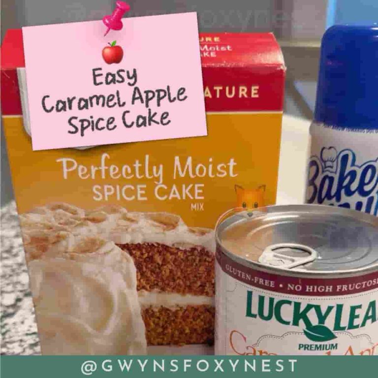3 Ingredient Caramel Apple Cake Recipe